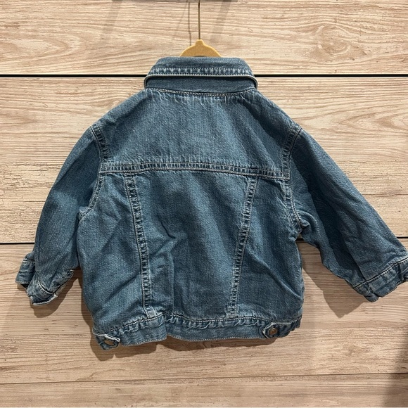 Baby Gap Blue Jean Button Up Jacket 6-12 Months - Picture 4 of 4